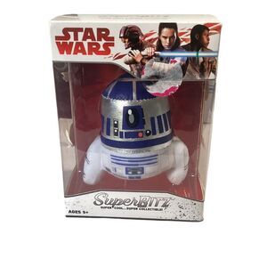 👜SuperBitz STAR WARS R2-D2 Super Cool Super Collectible Plush Toy Figure‎ NEW